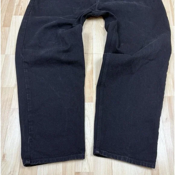 Vintage 90s Tommy Hilfiger Jeans / Black / Size 38 x 30 - Picture 3 of 7